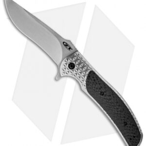 Zero Tolerance 0600 RJ Martin Knife Carbon Fiber Flipper (4.25" Stone) ZT 0600