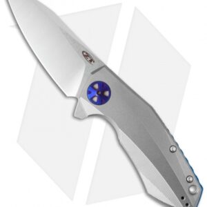 Zero Tolerance 0456 Flipper Knife Titanium (3.25" SW/Satin) ZT