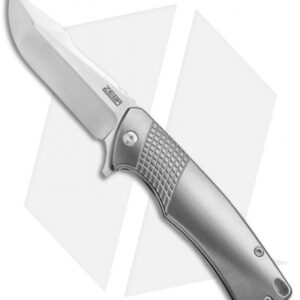 Zieba Knives S2 Frame Lock Knife Titanium (3.5" Satin)