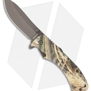 ABKT 028 Spring Assisted Knife RealTree Max Camo (3.25" Gray)