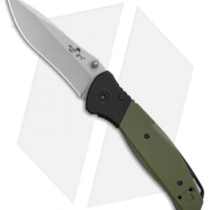 Bear OPS Bear Swipe IV Spring Assisted Knife OD Green G-10 (3.25" Bead Blast)