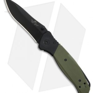 Bear OPS Bear Swipe IV Spring Assisted Knife OD Green G-10 (3.25" Black)