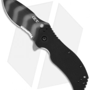 Zero Tolerance 0350TSST Assisted Opening Knife (3.25" Tiger Stripe Serr) ZT
